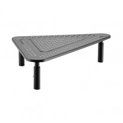 Gembird MS-TABLE-02,  Adjustable monitor stand (triangle), 20 kg, 500 x 285 x 120 mm, Height range: 100/120/140 mm